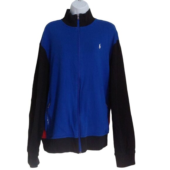 Ralph Lauren Other - Ralph Lauren Polo Mens Zip Sweat XXL Jacket Logo Zip Pockets